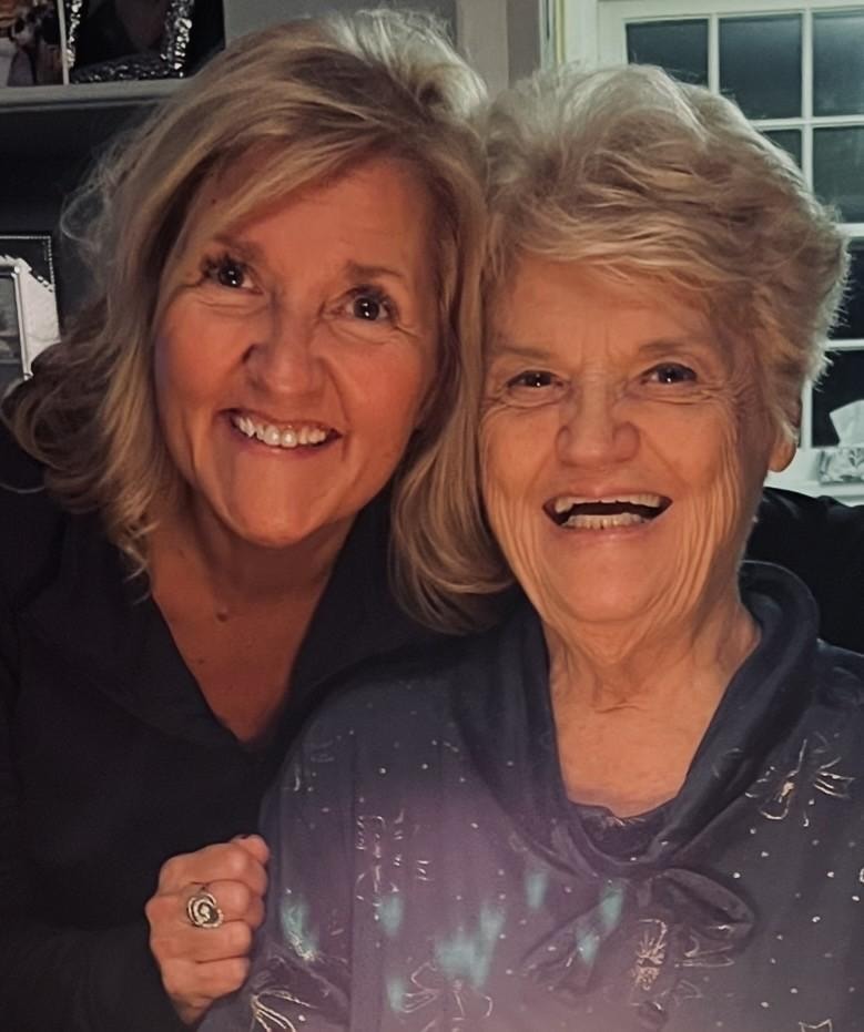 Shaughna Ainsworth with her mother
