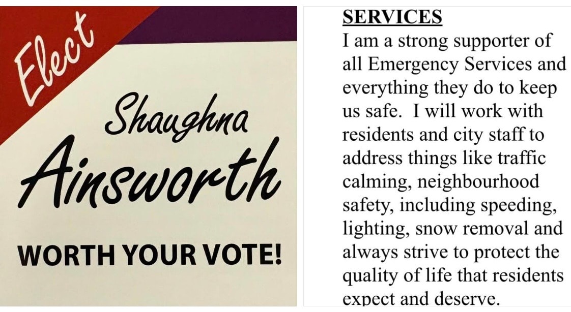 Worth Your Vote — Shaughna Ainsworth campaign